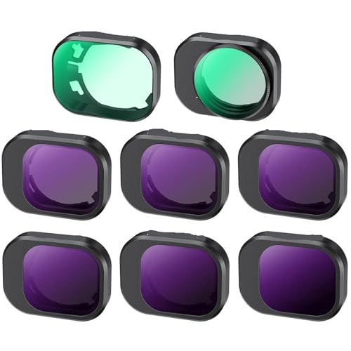 �R���Z�v�g�h���[�������Y�t�B���^�[�AMini 4 Pro UV CPL ND NDPL16 32 64 128 256 Black Mist 1/4 ND1000 �J�����Z�b�g�ɑΉ�(8Pcs Set)