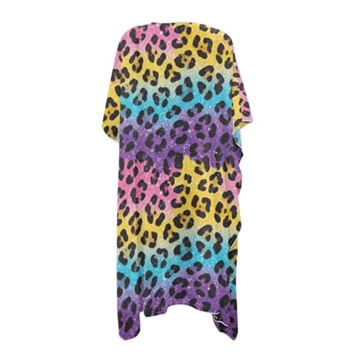 Cárdigan tipo kimono cómodo ropa de playa suave con caída ligera 4