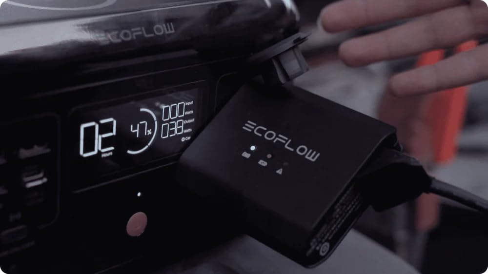 EcoFlow - Batería Inteligente para Coche, Cargador de Coche Inteligente de 12/24 V, Dispositivo de Almacenamiento de batería y desulfatador para AGM, LifePo4, Gel