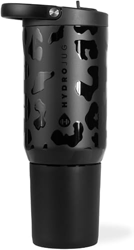 Miniatura 25 de HydroJug Sport Botella de acero inoxidable con popote, aislada al vacío, de 40 onzas, a prueba de fugas, diseño ergonómico, reutilizable, apta para