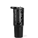 HydroJug Sport - Stainless Steel Tumbler with Straw, Vacuum Insulated, 20oz Leakproof Water Bottle, Ergonomic Design, Reusable, Dishwasher Safe, Rubber Base, Durable for Gym or Outdoors, Black Leopard