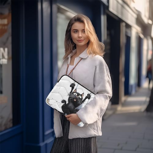 Funda para portátil 13-14 pulgadas impermeable diseño gato miniatura 7