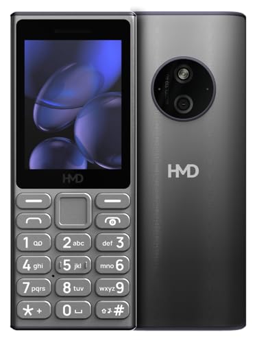 HMD 110 4G Keypad Phone with YouTube, Built-in Scan & Pay UPI App, Rear Camera, Long-Lasting Battery, Type - C Charging, Wireless FM Radio | Titanium