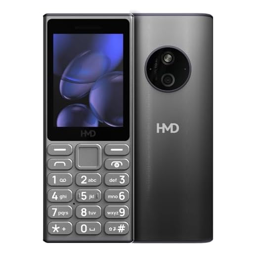 HMD 110 4G Keypad Phone with YouTube, Built-in Scan & Pay UPI App, Rear Camera, Long-Lasting Battery, Type - C Charging, Wireless FM Radio | Titanium
