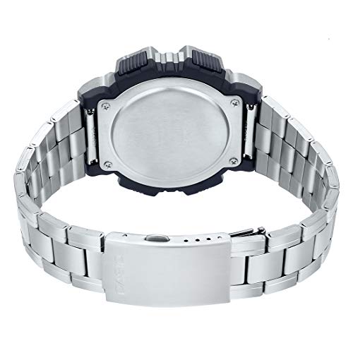 Casio Ae-1400Whd-1A Digital World Time Stainless Steel Mens Sport Watch Ae-1400 Silver #TOP3