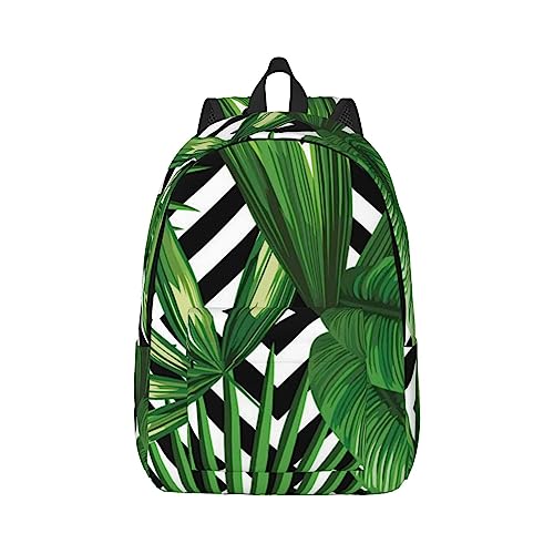 Sac à dos léger pour ordinateur portable OUSIKA S noir avec imprimé exotique