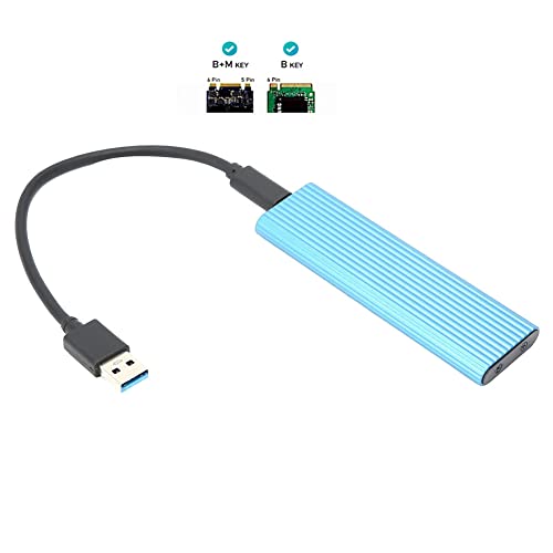 Carcasa externa aluminio USB 3.1 para SSD M.2 NVME miniatura 5