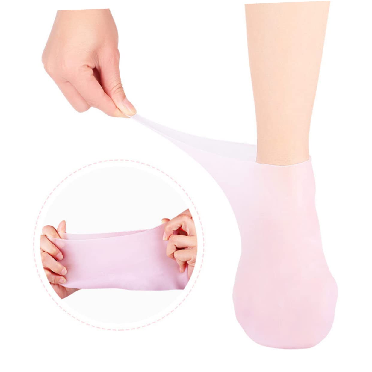 Gogogmee Protect Skin Socks Moisturize Feet Rejuvenate Socks Prevent Cracking Toe Nourishing