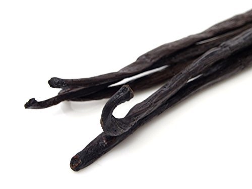 Hula Girl Indonesian Vanilla Beans Gourmet 6-7 Inches Long In Airtight Glass Tube - 5Pcs. #TOP4