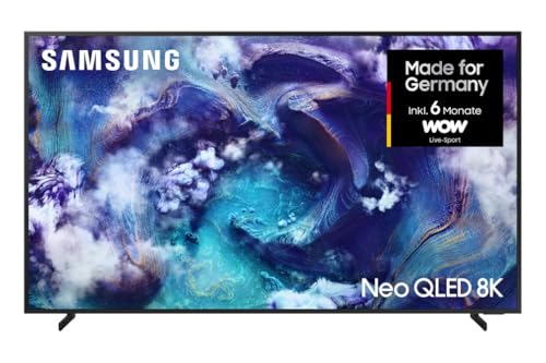 Samsung Neo QLED 8K QN900F 65 Zoll (163 cm) Mini LED Fernseher, Antireflexion, 8K AI Upscaling, Metal Frame Design, Knox Security, Dolby Atmos, Art Store Galerie, Samsung Vision AI Smart TV
