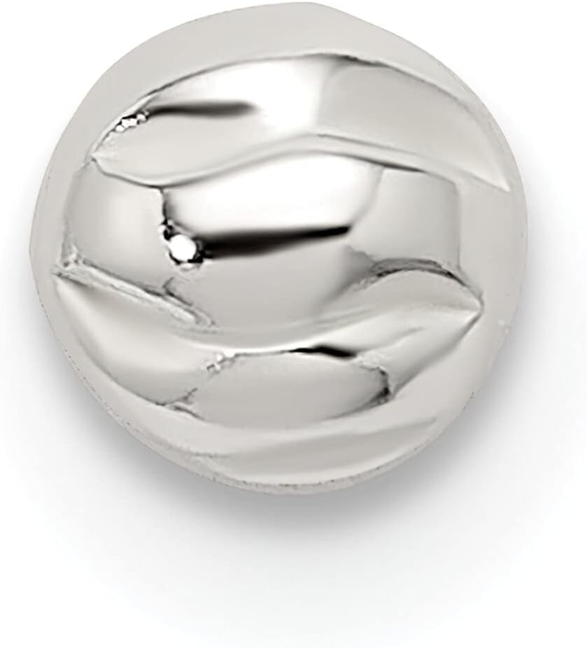 Sterling Silver Diamond Cut Round Beads SS3892