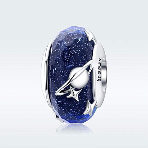Abalorios de plata ley 925 con cristal de Murano premium para pulsera Pandora de plata 2