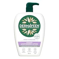 DermaVeen Extra Hydration Intensive Moisturising Lotion for Extra Dry, Itchy & Sensitive Skin 500mL With Colloidal Oatmeal | Dermatologically Tested, Deeply Nourishes, Non-Greasy, Locks In Moisture