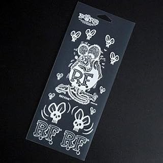 ラットフィンク 贴纸 Ratfink 骷髅头挡转印式白色 SC - rdf035wh - Mon