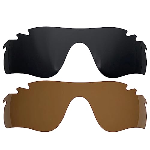 Wetnenss Replacement Lenses for RadarLock Path vented Sunglass/1.5mm polarized/easy to install (dark red)