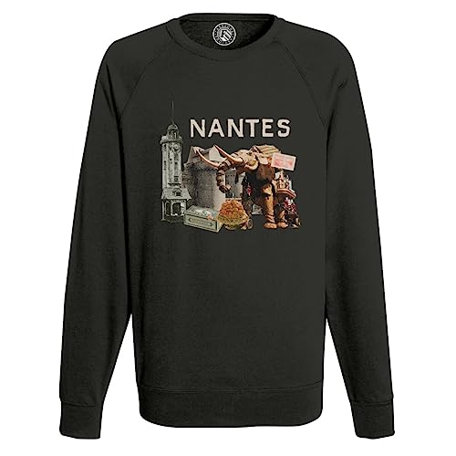 Sweat Nantes Collage pour homme un vêtement chaud au design imprimé ouest