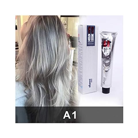 Allouli Permanent Hair Dye Color Cream Unisex Smoky Gray Silver Light Grey Cover
