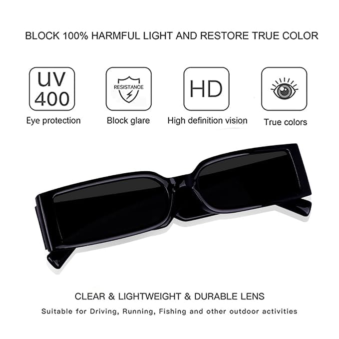 Image of Unisex Stylish Round Sunglasses | TAC Polarized Lens | 100% UV Protection | Men & Women Driving Bikes, Outdoor Sports, Hiking & Travel Eyewear (black sunglass)