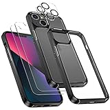 protecciones para las piernas [Lo que obtendrás]: 1 * iPhone 13 5G funda de silicona, 2 * iPhone 13 5G protector de lente de cámara, 2 * iPhone 13 5G Cristal vidrio templado, 2 * accesorios para la instalación.(NOTA: No para iPhone 13 Pro)