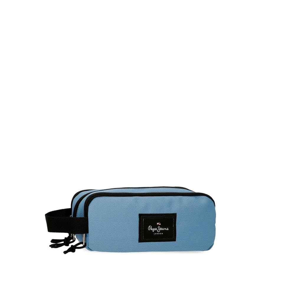 Pepe Jeans Aris Estuche Triple Azul 22x10x9 cms Poliéster