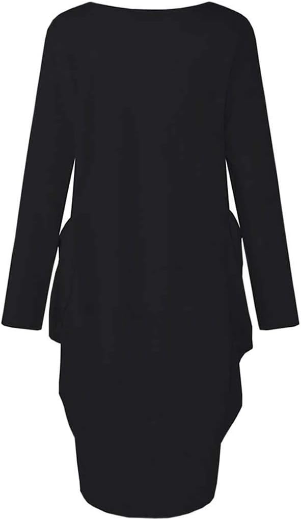 WbJetr Women's Long Sleeve Pocket Dress Black Woman Afro Brave Blessed Tunic Tops - Image 2