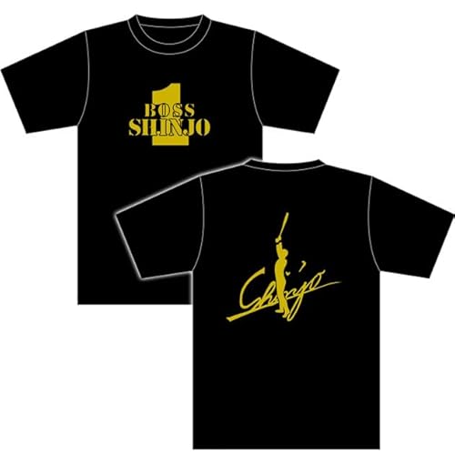 北海道日本ハムファイターズ BOSS SHINJO Tシャツ(ブラック) (XL)