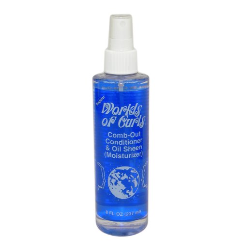 Worlds of Curls 8 oz. Comb-out Conditioner & Oil Sheen