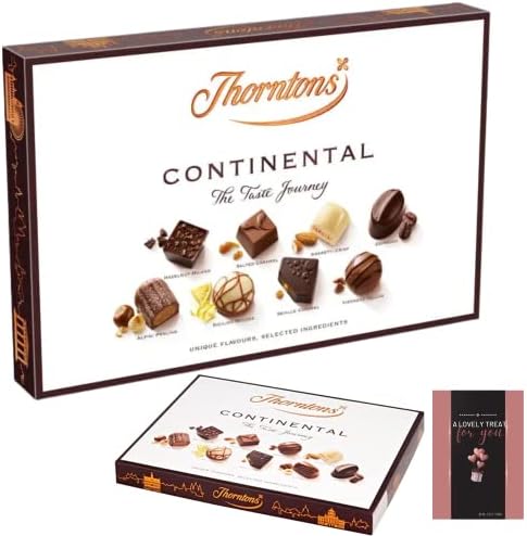 Thorntons continental collection chocolate hamper christmas gift box 264g Clearance
