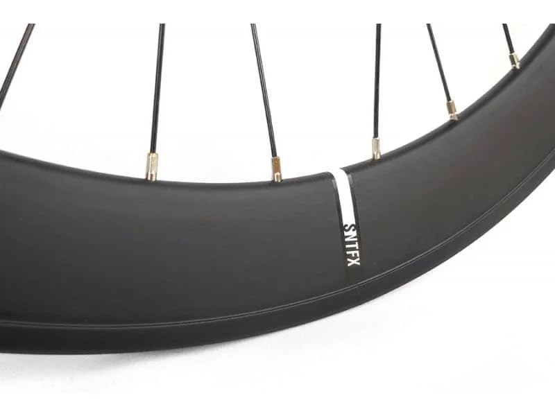 Roue Arrière Santafixie 700C 60 mm – Frein à Rétropédalage – Pignon 16 Dents – Aluminium – Profil Haut (Noir)