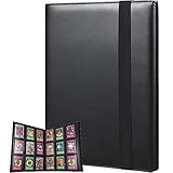 📖【Größe】Die Taschen haben eine Größe von 6,8 cm x 9,8 cm und sind mit allen Sammelkarten in Standardgröße kompatibel, Karten Halter Ordner perfekt zum Sammeln und Aufbewahren von Karten. Der Kartensatz ist 30,4 x 24,5 cm groß