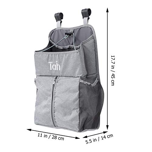 Toddmomy Organizador de fraldas para bebês, organizador de berçário, bolsa para pendurar trocador de