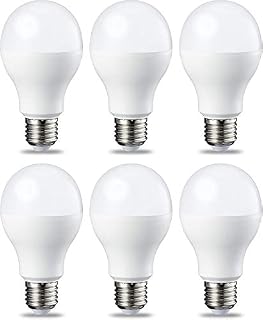 Amazon Basics LED E27 Edison Screw Bulb, 13W (equivalent to 100W), Cool White, Non Dimmable - Pack of 6