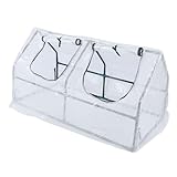 Invernadero Profesional con Estructura de Acero, Invernadero Interior, Tienda para Uso Doméstico en el Jardín (120*60*60cm)