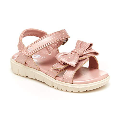 Stride Rite 360 Girls Cassie Sandal, Light Pink, 13 Little Kid