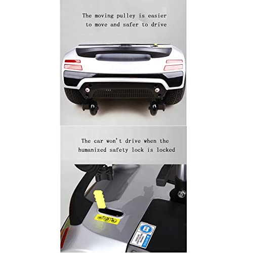 Pythic Powered Mobility Scooters Compact Scooter For Seniors Solid Tires 4 Wheel Mobility Scooter 360 Degree Swivel Seats For Travel (Color : Silver) #TOP2