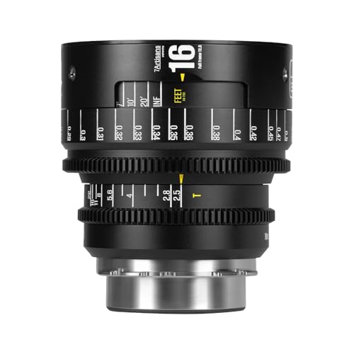 Amazon | 7artisans INFINITE 16mm T2.5 シネマレンズ PLマウント 単