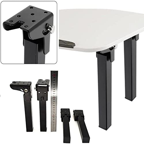 Pieds de table pliants design épingle en fer de qualité supérieure pour table basse chic - 4
