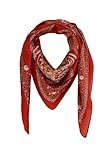Matière : Soie légère Grain de Malice Foulard carré imprimé femme