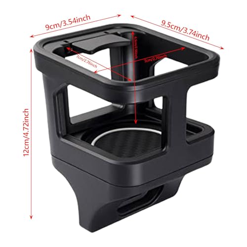 Portavasos para Jimny Jb74 2018+ de PVC PP negro miniatura 2