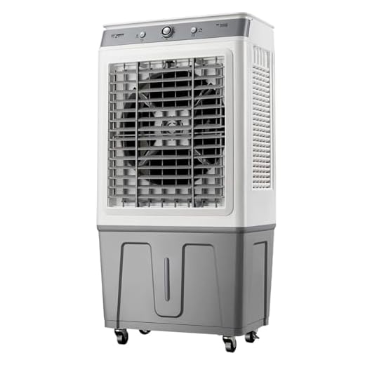 Aire acondicionado evaporativo portátil con 3 velocidades de viento ajustables, tanque de agua de 45 litros para el hogar, restaurantes, talleres, supermercados