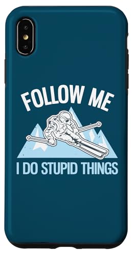 Follow Me I Do Stupid Things �t�@�j�[�p�E�_�[�X�L�[ �X�}�z�P�[�X iPhone XS Max �p