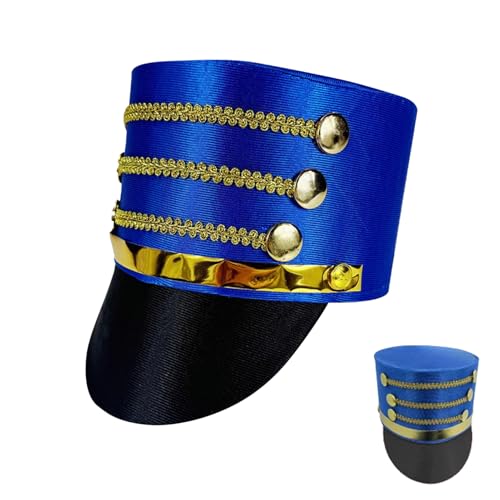 Nutcracker Costume Hat Toy Soldier Hats Nutcracker Dress Up Top Hat Cosplay Accessories Majorette Marching Band Major Dress