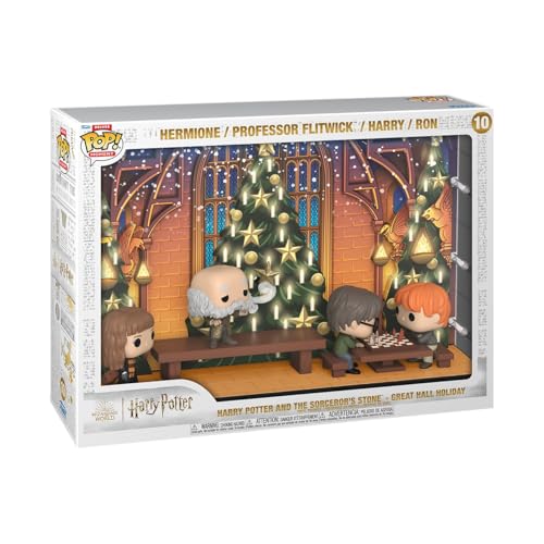 Funko POP! Moments Deluxe: Harry Potter - Great Hall Holiday - Figuras Miniaturas Coleccionables Para Exhibición - Idea De Regalo - Mercancía Oficial - Juguetes Para Niños Y Adultos - Fans De Movies