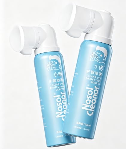 Pepultech 2 Pack Disposable Eye Mist SprayerPortable Eye Steamer for Tired Eyes and Eyelid Care7 Natural Nutritional Components Eye Drops Steamer Ideal for Home Office & Travel Use White
