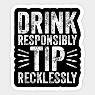 Calcomanía divertida con corte de beso, calcomanía de vinilo con punta responsable para laptop, botella de agua, calcomanía divertida, calcomanía de