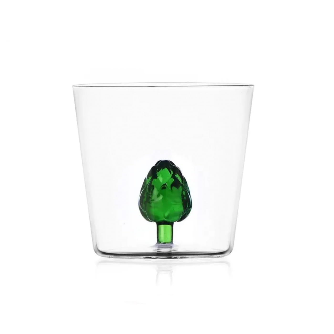 Ichendorf Milano Artichoke Tumbler, Vegetables Collection, 35 cl, Borosilicate Glass, Handmade