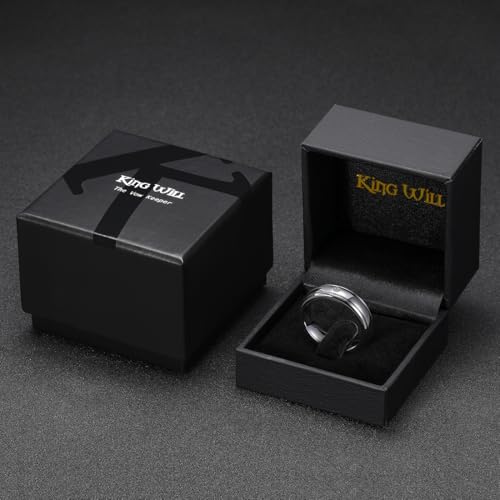 Image of King Will Men's Women's Tungsten Carbide Ring 24k Gold Plated Rose Gold Plated Domed Polished Finish Wedding Band