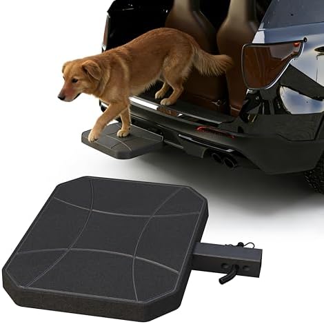 KOKSHELY Pet Hitch Step for 2" Hitch Receiver, Dog Ramp for Car/T...