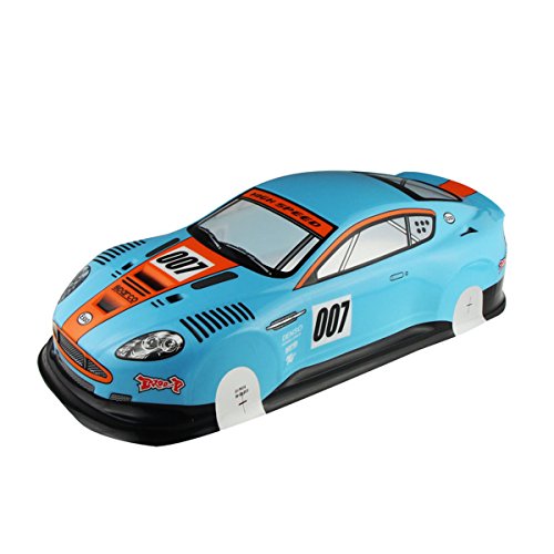 Coolplay 1/10 PVC On Road Drift Car Body Shell RC Racing Accessories Aston Martin 007- Blue