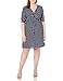 Star Vixen Women's Faux-Wrap Dress with Necklace